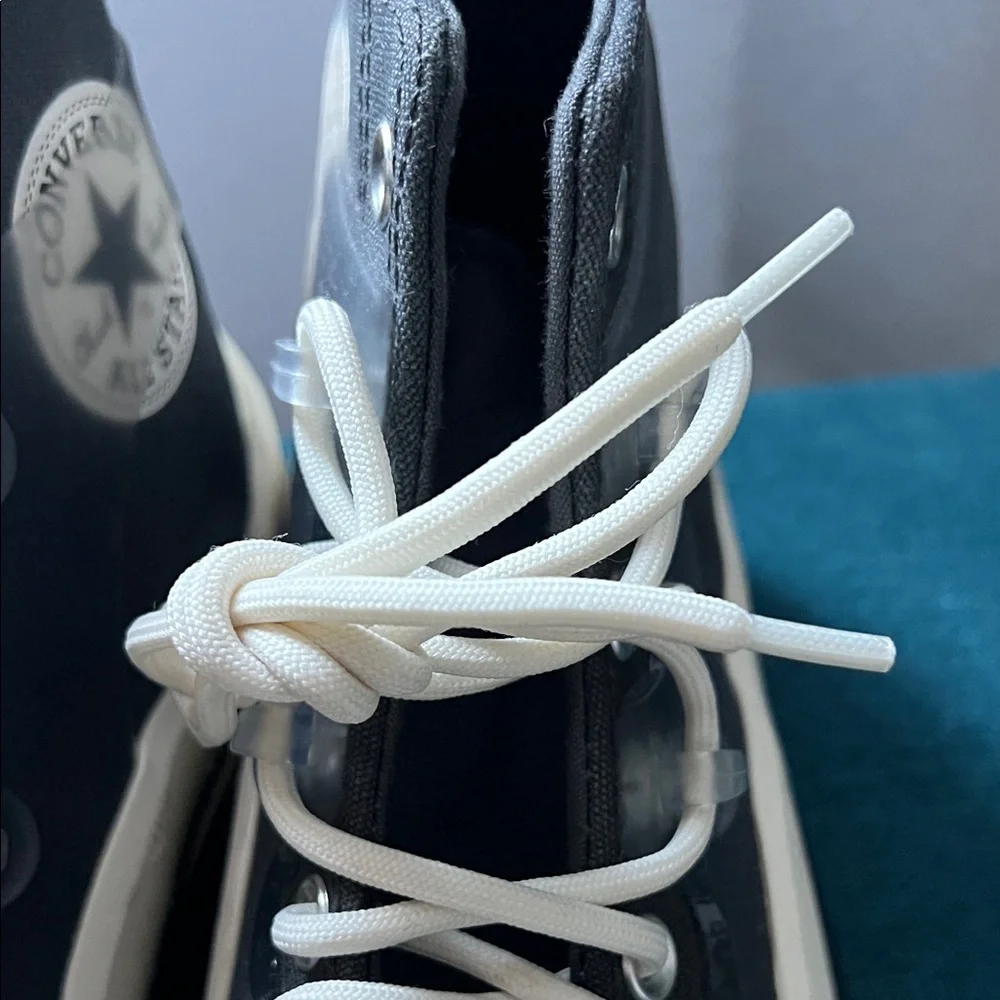 Converse Women's Black and White High-Top Sneakers